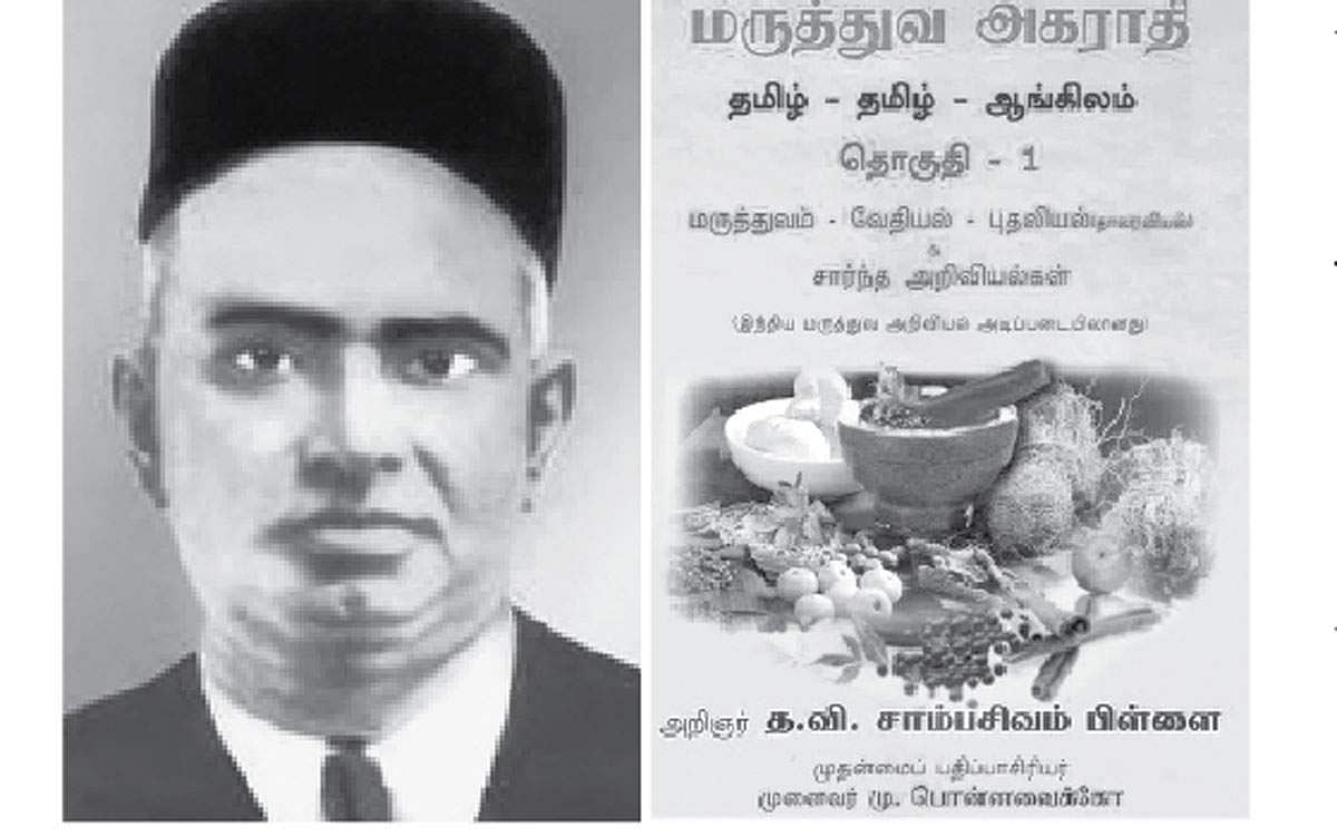 டி.வி. சாம்பசிவம் பிள்ளையின் சித்த மருத்துவ அகராதிகள்!