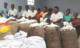 பாபநாசம் ஒழுங்குமுறை விற்பனை கூடத்தில் மறைமுக பருத்தி ஏலம்