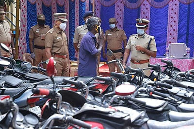 திருச்சி: திருடுபோன வாகனங்கள் உரியவர்களிடம் ஒப்படைப்பு