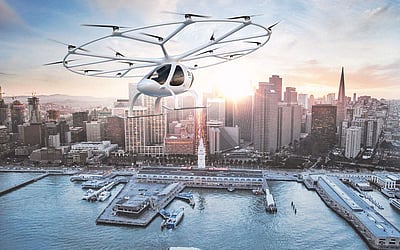 மனிதர்களுடன் பறக்கும் டிரோன்!