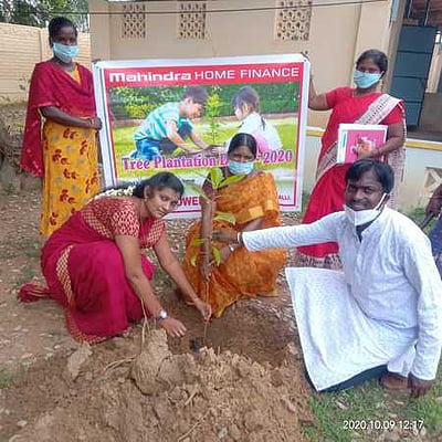 பில்லுவெட்டுவிடுதியில் மரக்கன்றுகள் நடும் விழா