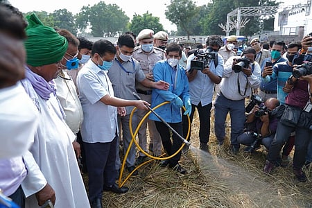 பயிா்க்கழிவு எரிப்பு விவகாரம்:மாநிலங்கள் இணைந்து செயல்பட வேண்டும்