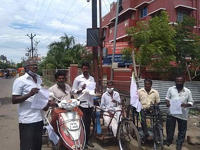 நடிகை குஷ்பு மீது வழக்குப் பதிவு செய்யக்கோரி மாற்றுத்திறனாளிகள் அமைப்பினர் புகார்