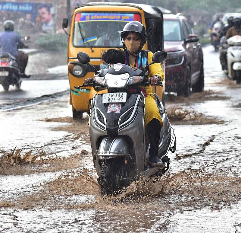 Heavy downpour