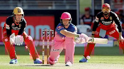 சிறப்பாக விளையாடிய உத்தப்பா, ஸ்மித்: ஆர்சிபி அணிக்கு எதிராக ராஜஸ்தான் 177/6