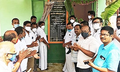 அமா்ஜோதி காா்டன் குடியிருப்பில் சிசிடிவி கட்டுப்பாட்டு அறை திறப்பு