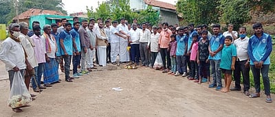 தண்டரை ஊராட்சியில் ரூ. 74 லட்சம் மதிப்பீட்டில் தாா் சாலை