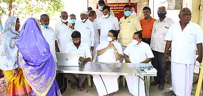 அருப்புக்கோட்டையில் திமுக புதிய உறுப்பினா்கள் சோ்க்கை முகாம்