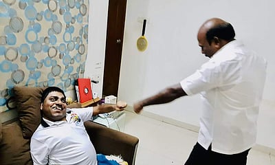 'களைப்பை போக்கிய அருமருந்து': மகனின் புகைப்படங்களை பகிர்ந்த மா.சுப்ரமணியன்