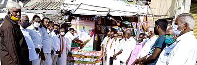 சங்ககிரியில் காங்கிரஸ் கட்சி சார்பில் காந்தி, லால்பகதூர் சாஸ்திரி பிறந்த நாள் விழா