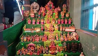 குமரி பகவதியம்மன் கோயிலில்நவராத்திரி விழா தொடக்கம்