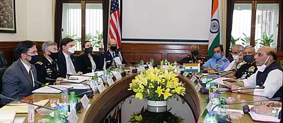 இந்தியா - அமெரிக்கா இடையே பாதுகாப்பு, வெளியுறவு அமைச்சர்கள் பேச்சு