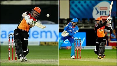 வார்னர், சாஹா சரவெடி: ஹைதராபாத் 219 ரன்கள் குவிப்பு