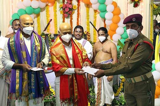 திருப்பதி தேவஸ்தான பாதுகாப்புப் பிரிவில் ஆயுதபூஜை