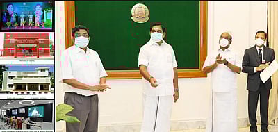 சென்னையில் புதிதாகக் கட்டப்பட்ட காவலர் குடியிருப்பு: முதல்வர் திறந்துவைத்தார்