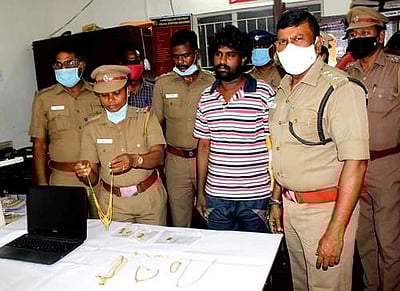 பல்வேறு திருட்டு வழக்குகளில் தொடர்புடைய பட்டதாரி இளைஞர் கைது:  53 சவரன் நகை பறிமுதல்