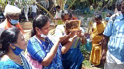 போடி அருகே மூன்று நாள் தேனீ வளர்ப்பு பயிற்சி முகாம்