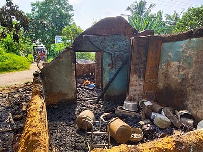 திண்டிவனம் அருகே ரூ. 15 லட்சத்தை திருடிவிட்டு வீட்டுக்கு தீ வைத்த மர்ம நபர்கள்!