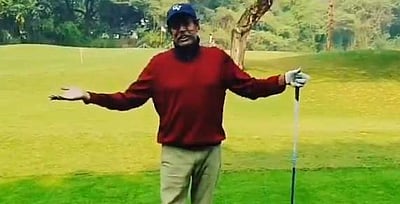 இதய அறுவைச் சிகிச்சைக்குப் பிறகு மீண்டும் கோல்ப் விளையாடும் கபில் தேவ்