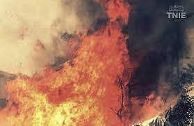 தில்லி எம்.டி.என்.எல் கட்டடத்தில் தீ விபத்து