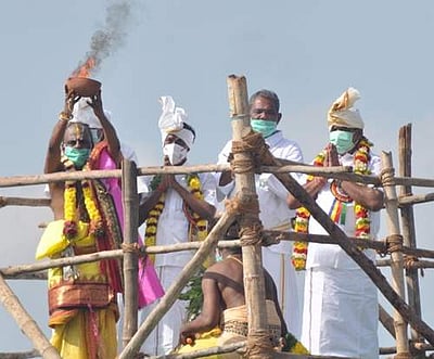 சேலம் பெரிய சோரகை பெருமாள் கோவில் கும்பாபிஷேக விழாவில் முதல்வர் பங்கேற்பு