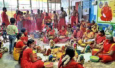 தூத்துக்குடியில் கலசவிளக்கு வேள்வி பூஜை