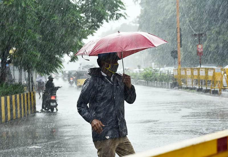 low-pressIMD has issued a red colour warning for heavy to very heavy rainfall,ure