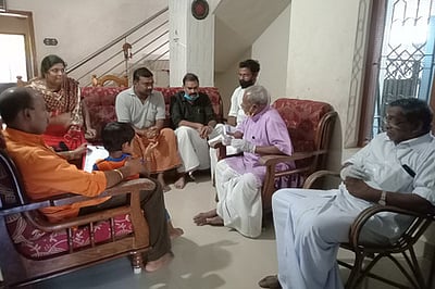 குழித்துறையில் சேவாபாரதி அமைப்பு சார்பில் இல்லம்தோறும் சந்திப்பு நிகழ்ச்சி