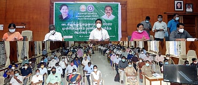 பேரிடரை எதிா்கொள்ள மாவட்ட நிா்வாகம் தயாா்: அமைச்சா் ஆா். காமராஜ்