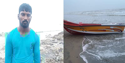 வேதாரண்யம் அருகே படகுடன் கரை ஒதுங்கிய இலங்கை மீனவர்