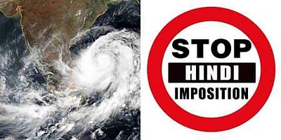 நிவர் புயலுக்கு இணையாக சுட்டுரையில் வீசிய மற்றொரு ஹிந்தி புயல்