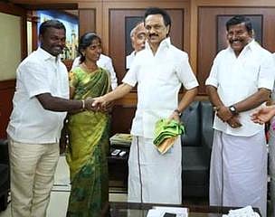 மணப்பாறை கிழக்கு ஒன்றிய திமுக நிா்வாகி நியமனம்