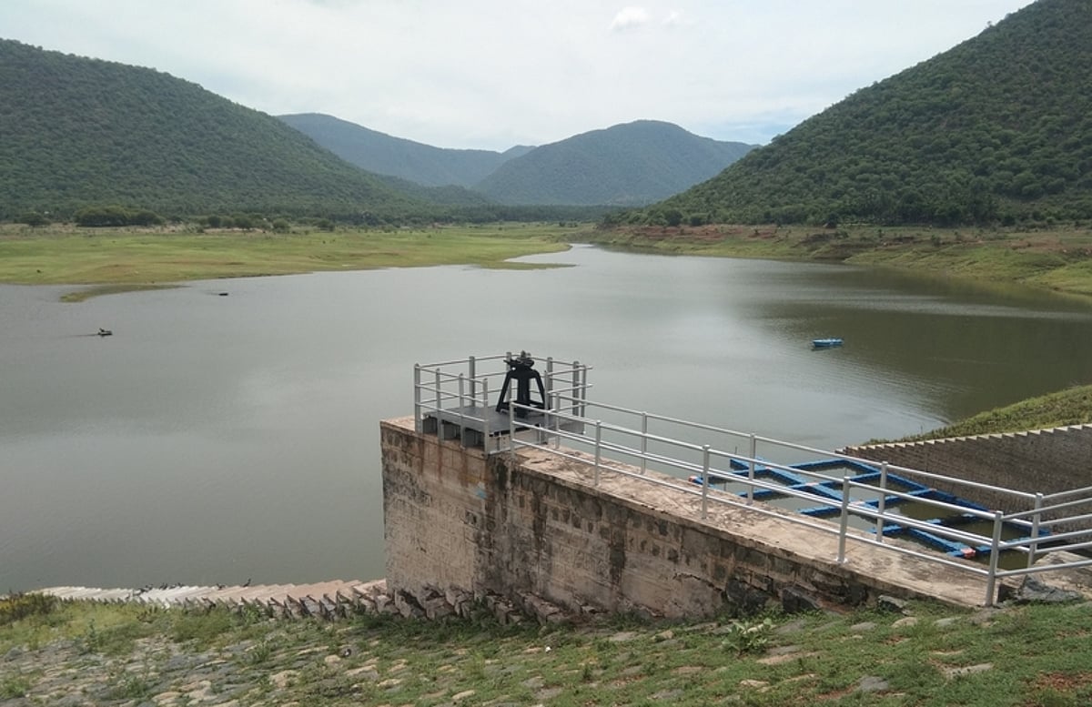 ஆனைமடுவு அணை நீா்மட்டம் 47 அடியைத் தொட்டது