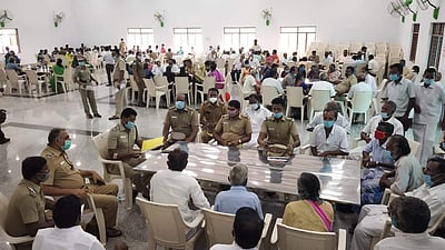 ஊத்தங்கரை சரக காவல் நிலைய நிலுவைப் புகார்கள் சமரச தீர்வு முகாம்