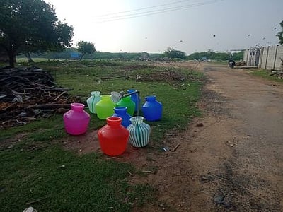 சந்திரபாடி ஊராட்சியில் குடிநீா்த் தட்டுப்பாடு