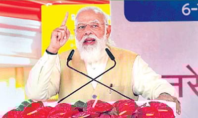 விவசாயிகளை எதிர்க்கட்சிகள் தவறாக வழி நடத்துகின்றன: பிரதமர் நரேந்திர மோடி குற்றச்சாட்டு