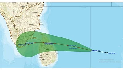 கடலூரில் 3-ஆம் எண் புயல் எச்சரிக்கை கூண்டு