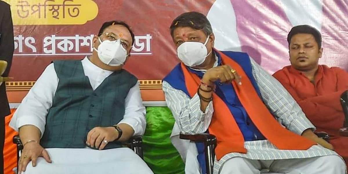 மேற்கு வங்கத்தில் நட்டாவின் பாதுகாப்பு வாகனங்கள் மீது தாக்குதல்