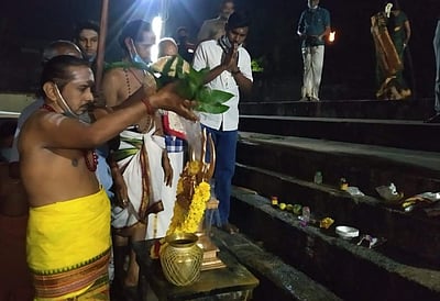 ஸ்ரீவாஞ்சியம் கோயிலில் கார்த்திகை கடை ஞாயிறு தீர்த்தவாரி