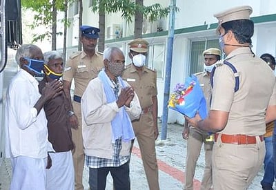 8 ஆண்டுகளுக்கு முன்பு  காணாமல் போன முதியவா்: நாகாலாந்தில் இருந்து மீட்பு