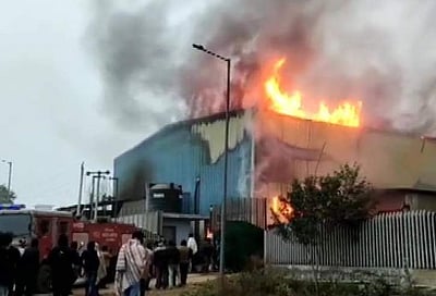 ராஜஸ்தான் தொழிற்சாலையில் தீ விபத்து