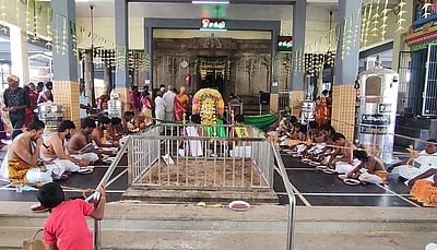 கொன்னையூா் கோயிலில் லட்சாா்ச்சனை