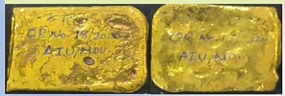 மதுரையில் 850.80 கிராம் கடத்தல் தங்கம் பறிமுதல் 