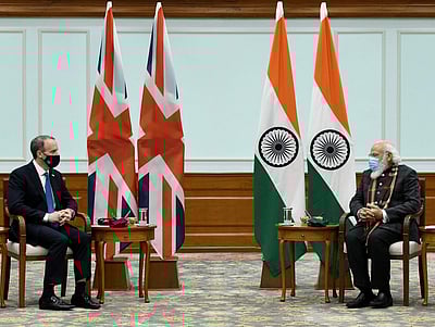 பிரிட்டன் வெளியுறவுத்துறை அமைச்சருடன் பிரதமர் மோடி சந்திப்பு