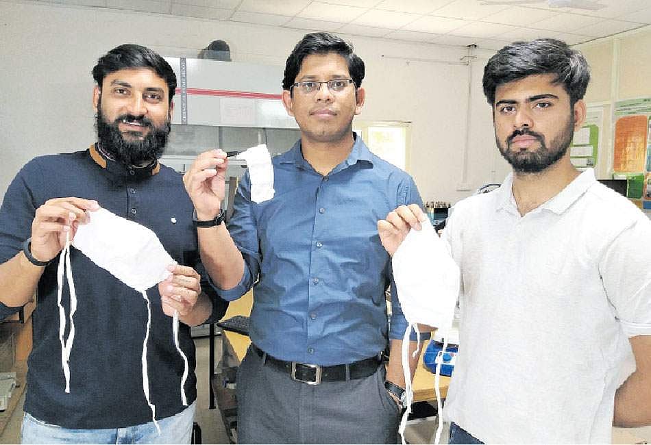 முகக்கவசமாகும் பிளாஸ்டிக் பாட்டில்கள்!