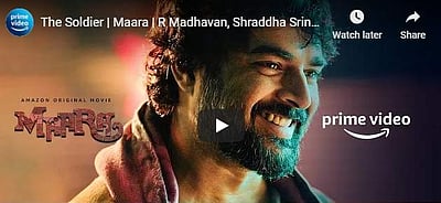 மாதவனின் மாறா: புதிய விடியோ வெளியீடு