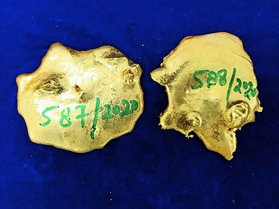 சென்னை விமான நிலையத்தில் ரூ. 35.50 லட்சம் மதிப்பிலான தங்கம் பறிமுதல்