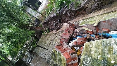 பண்ருட்டி அருகே வீடு இடிந்து விழுந்து சிறுமி, மூதாட்டி பலி