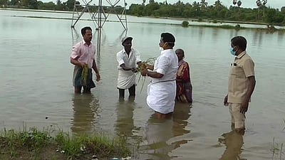 நெற்பயிர் சேதங்களுக்கு உரிய நிவாரணம் வழங்கப்படும்: அமைச்சர் ஆர்.காமராஜ்