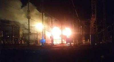 என்.எல்.சி.யில் மின் மாற்றி வெடித்து தீ விபத்து